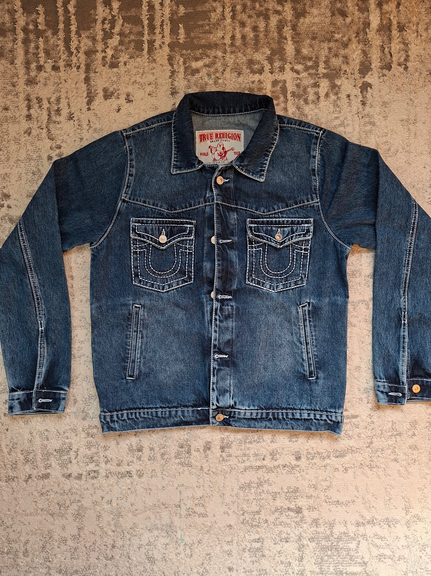 v TRUE RELIGION DINEM JACKET DARK BLUE