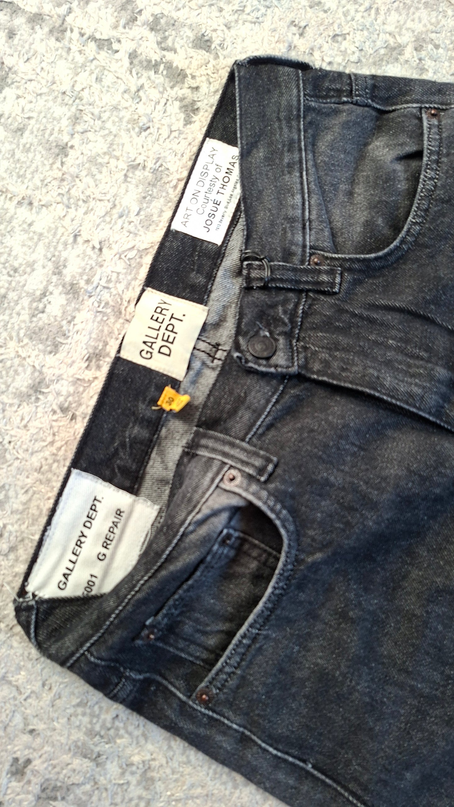 t.GALLERY DEPT FLARED JEANS BLACK