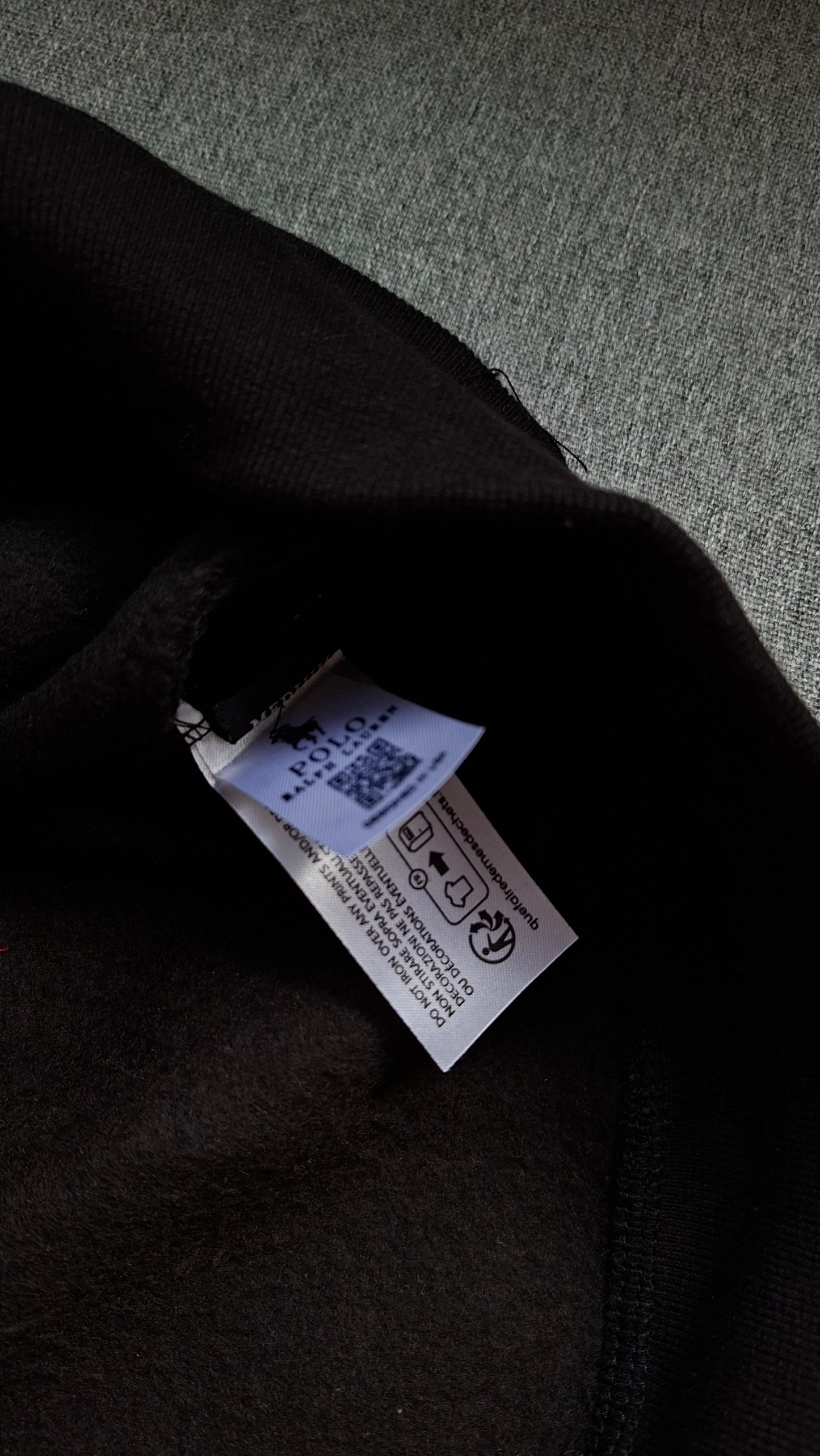 ''RALPH LAUREN BEAR QUARTER ZPPER - NAVY