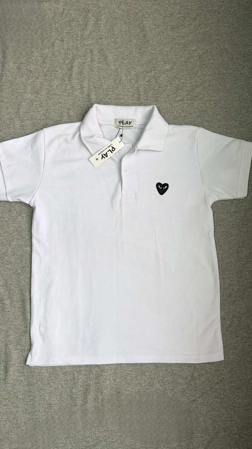 CDG Polo- White