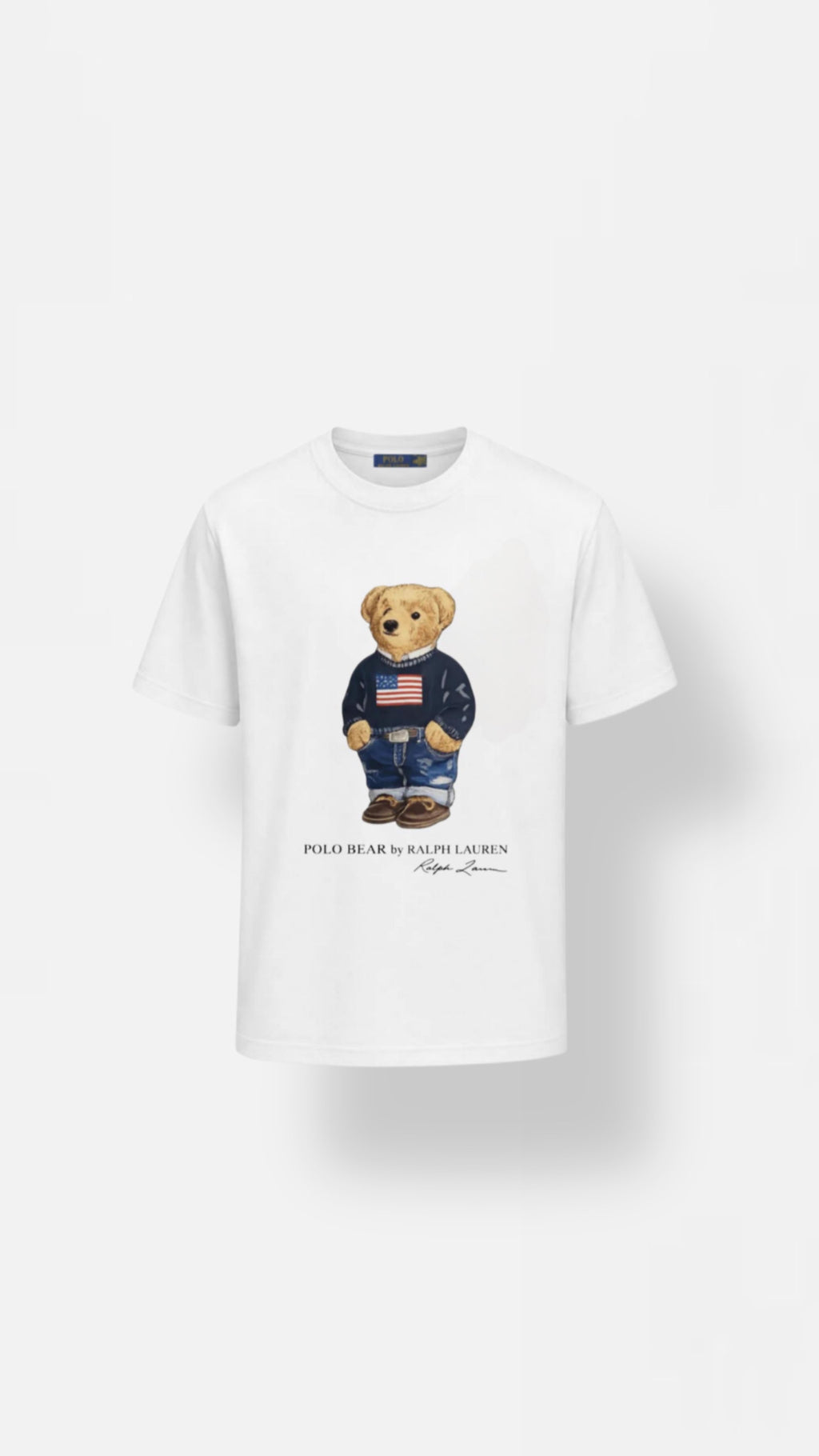 RL Bear TShirt- White