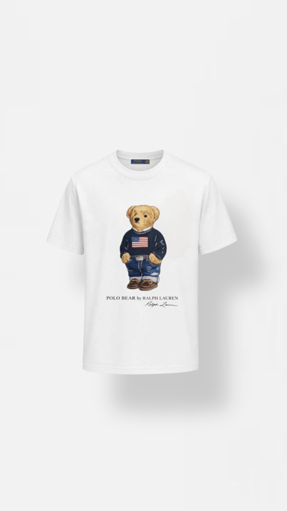 RL Bear TShirt- White