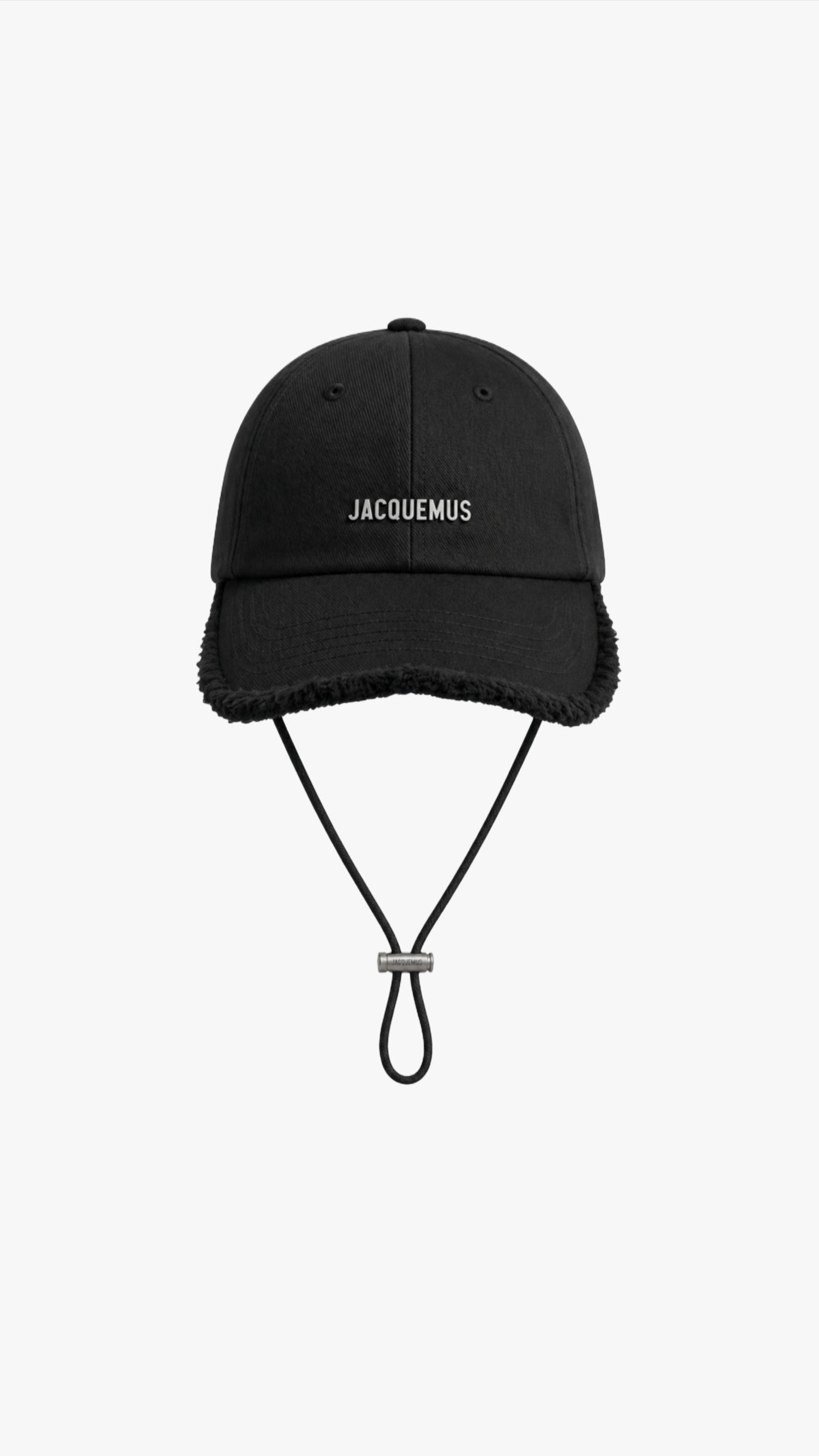 JACQUEMUS CAP -BLACK