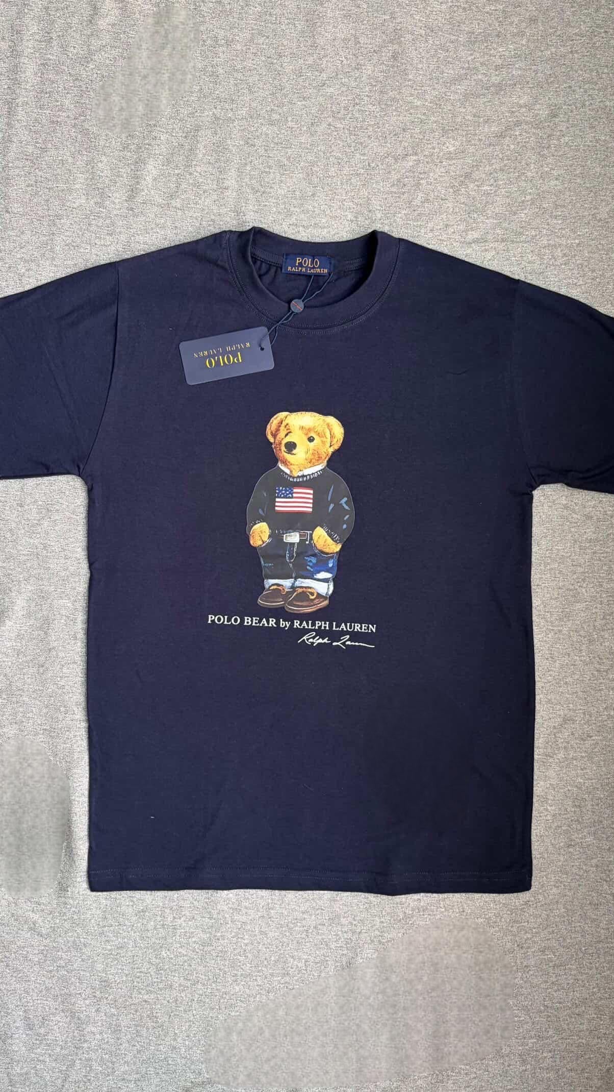 RL Bear TShirt- Navy