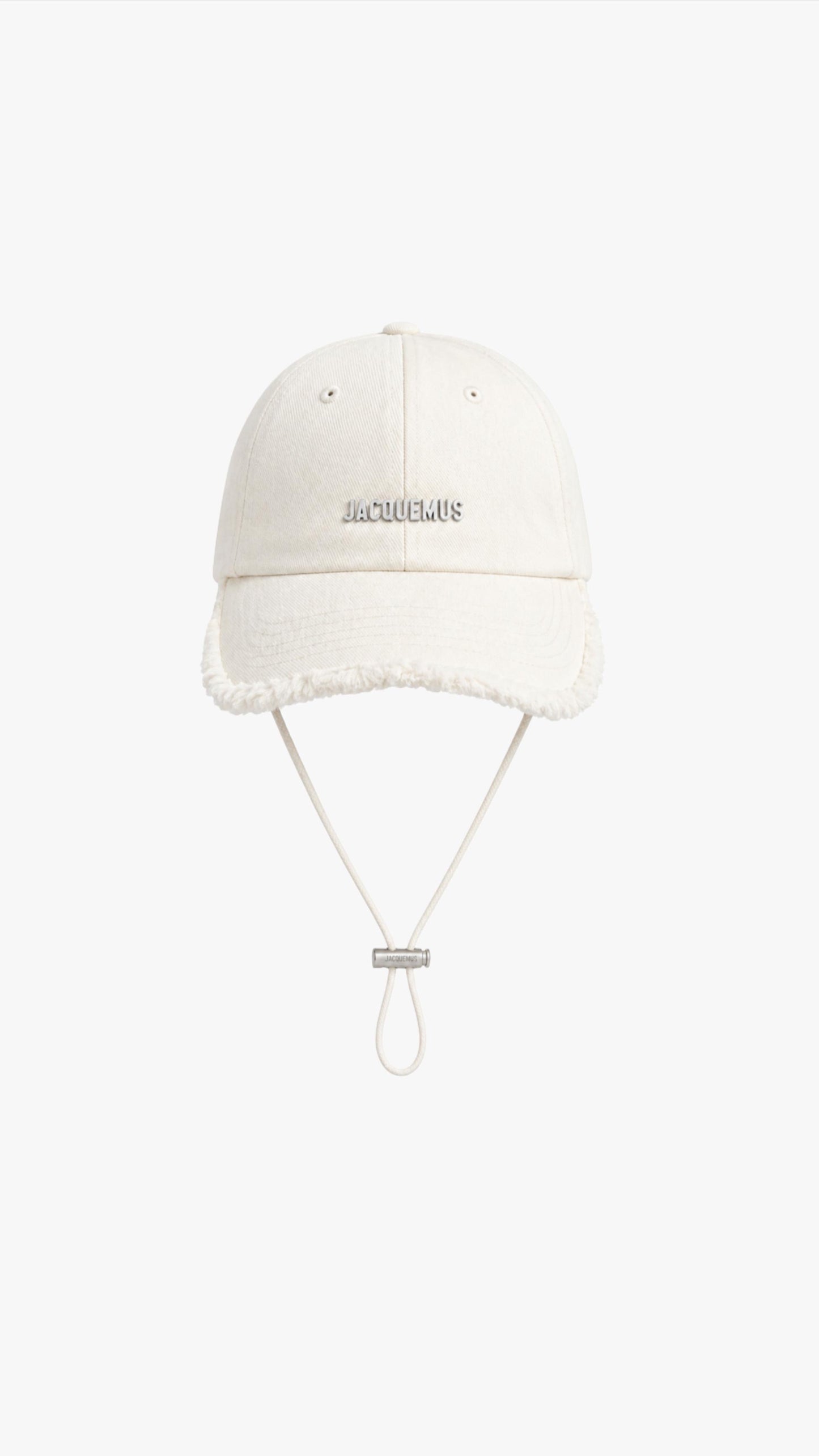 JACQUEMUS CAP -WHITE