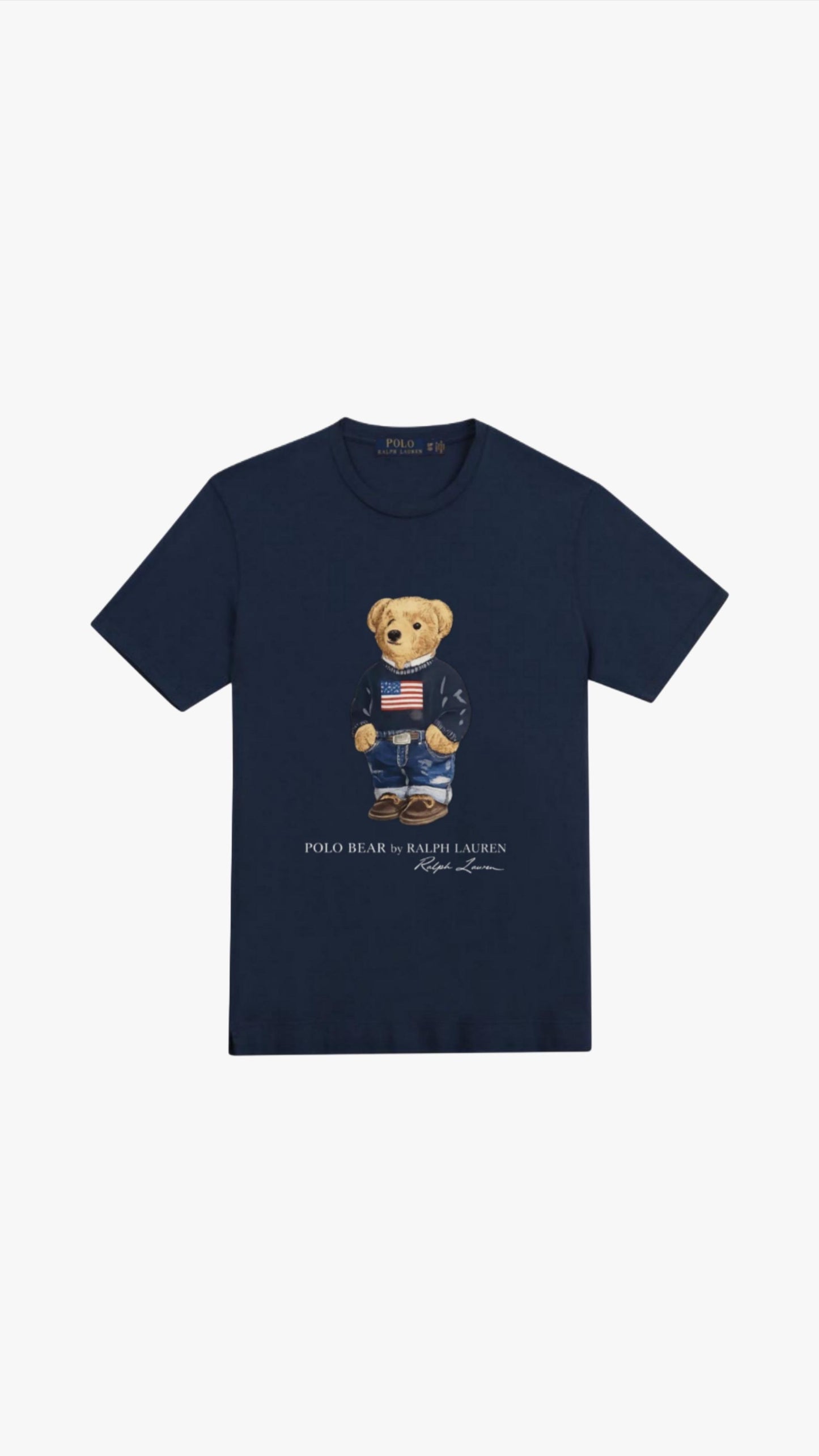 RL Bear TShirt- Navy
