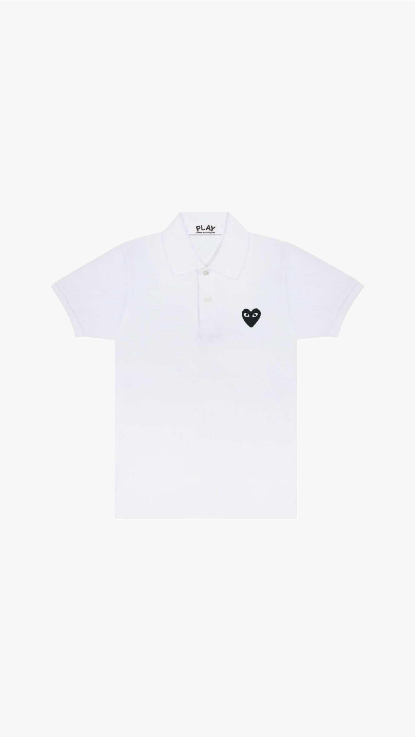 CDG Polo- White