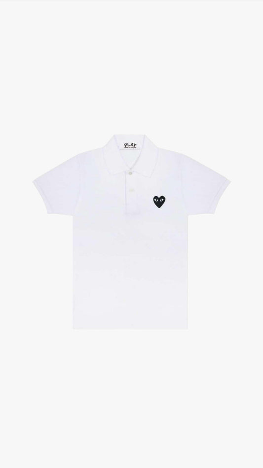 CDG Polo- White