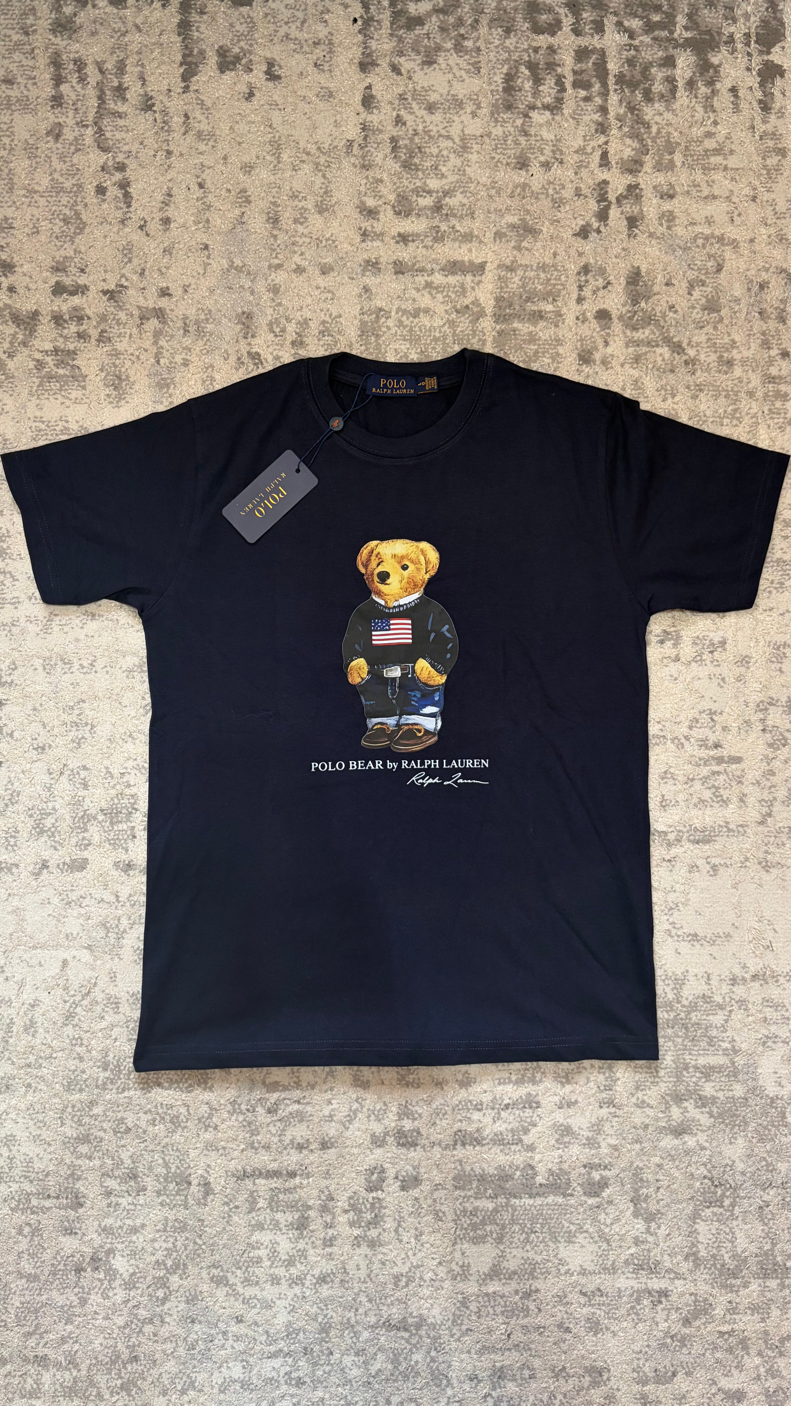 RL Bear TShirt- Navy