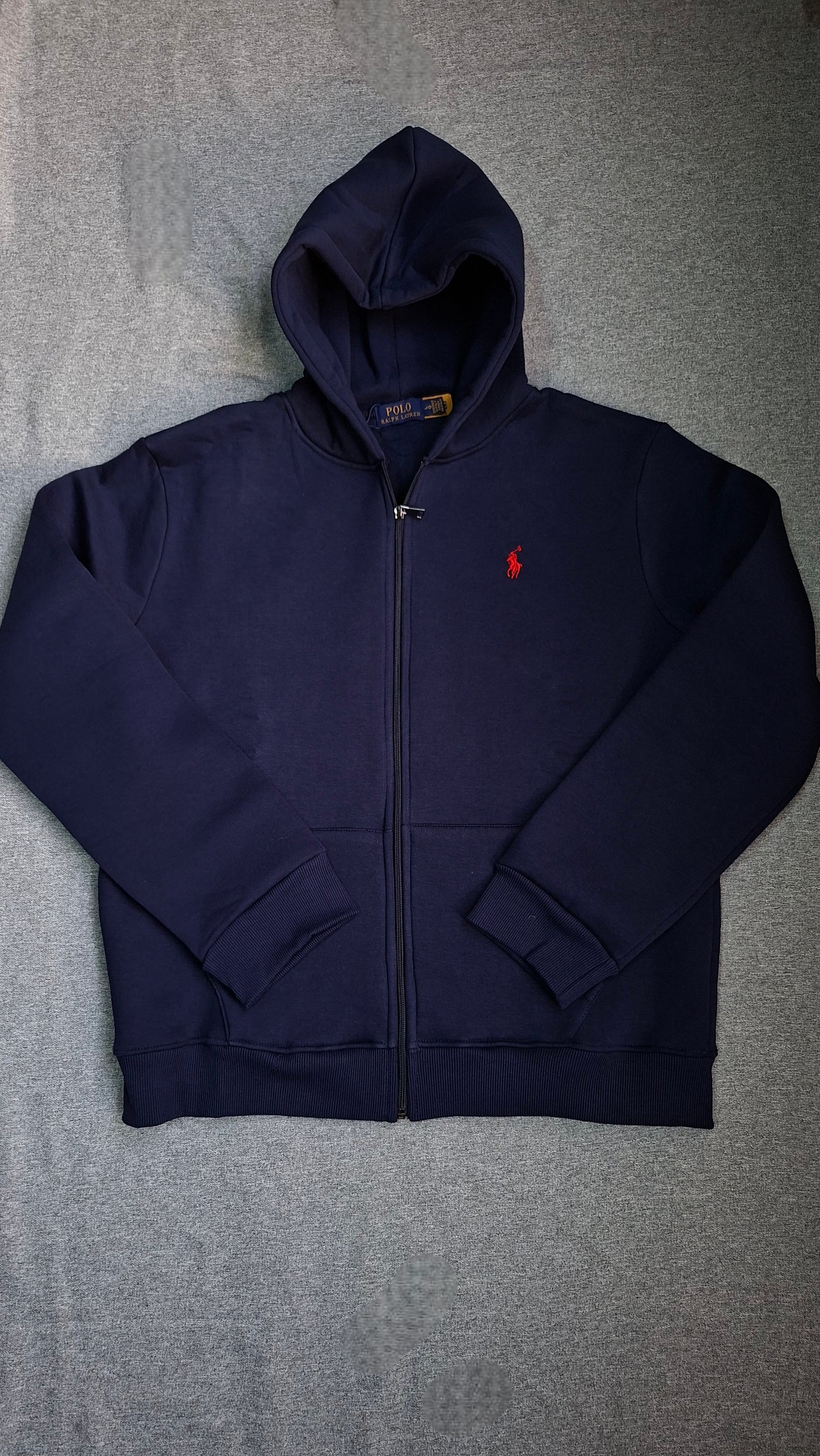 'RALPH LAUREN ZIPPER JACKET-NAVY