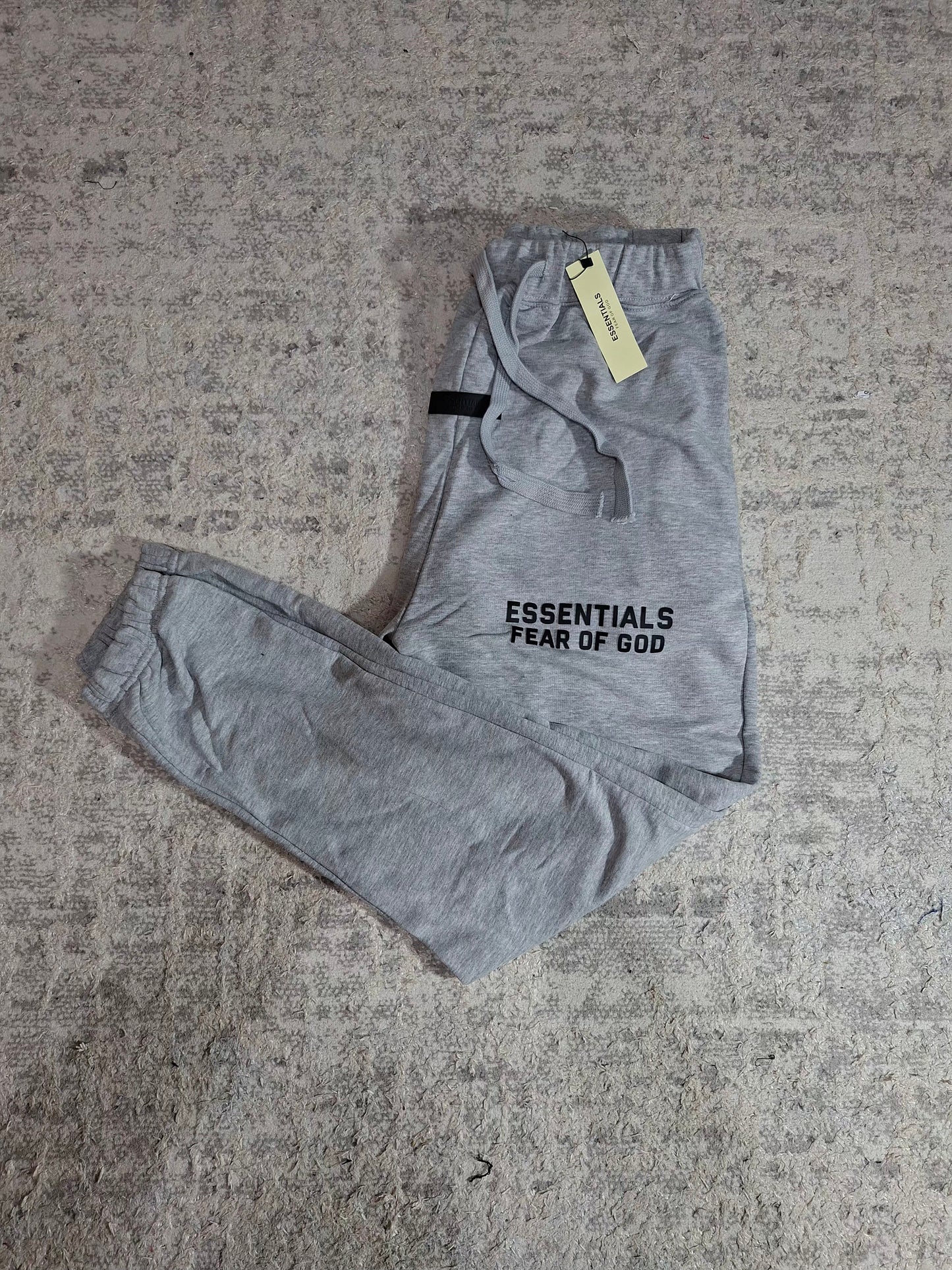 T,SSENTIALS GREY PANTS