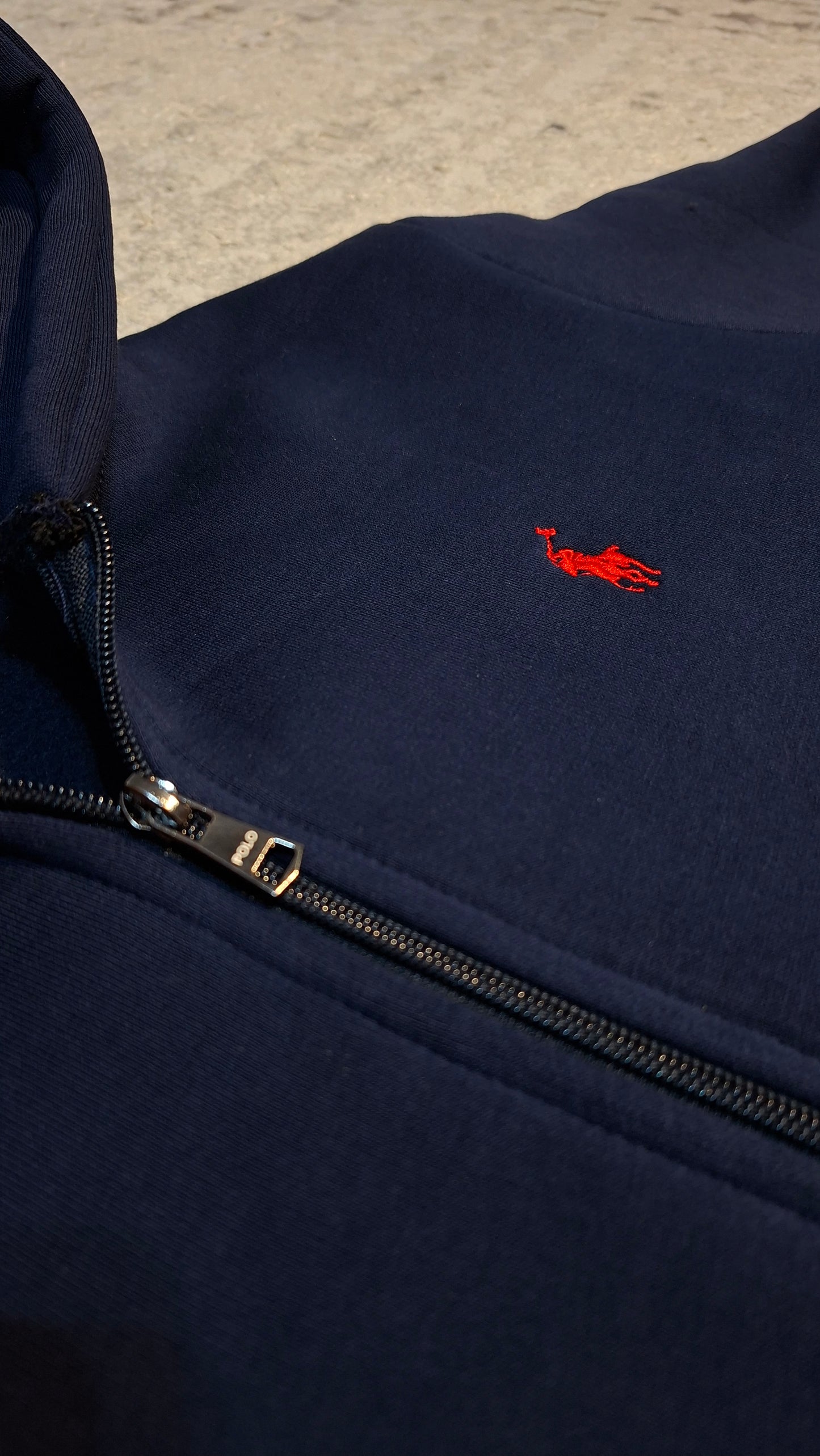 'RALPH LAUREN ZIPPER JACKET-NAVY