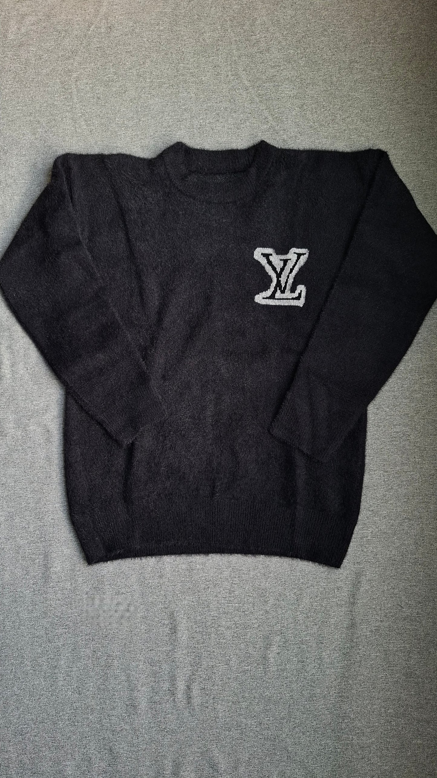 V'LOUIS VUITTON SWEATER-BLACK
