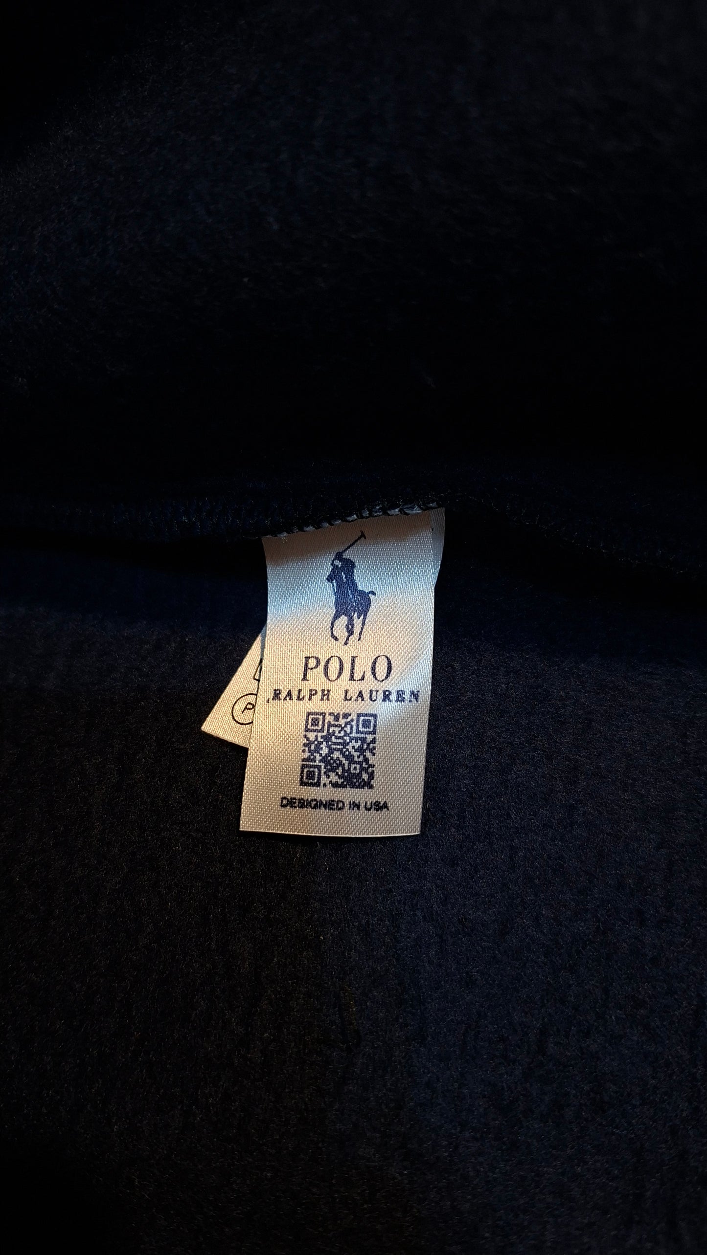 'RALPH LAUREN ZIPPER JACKET-NAVY